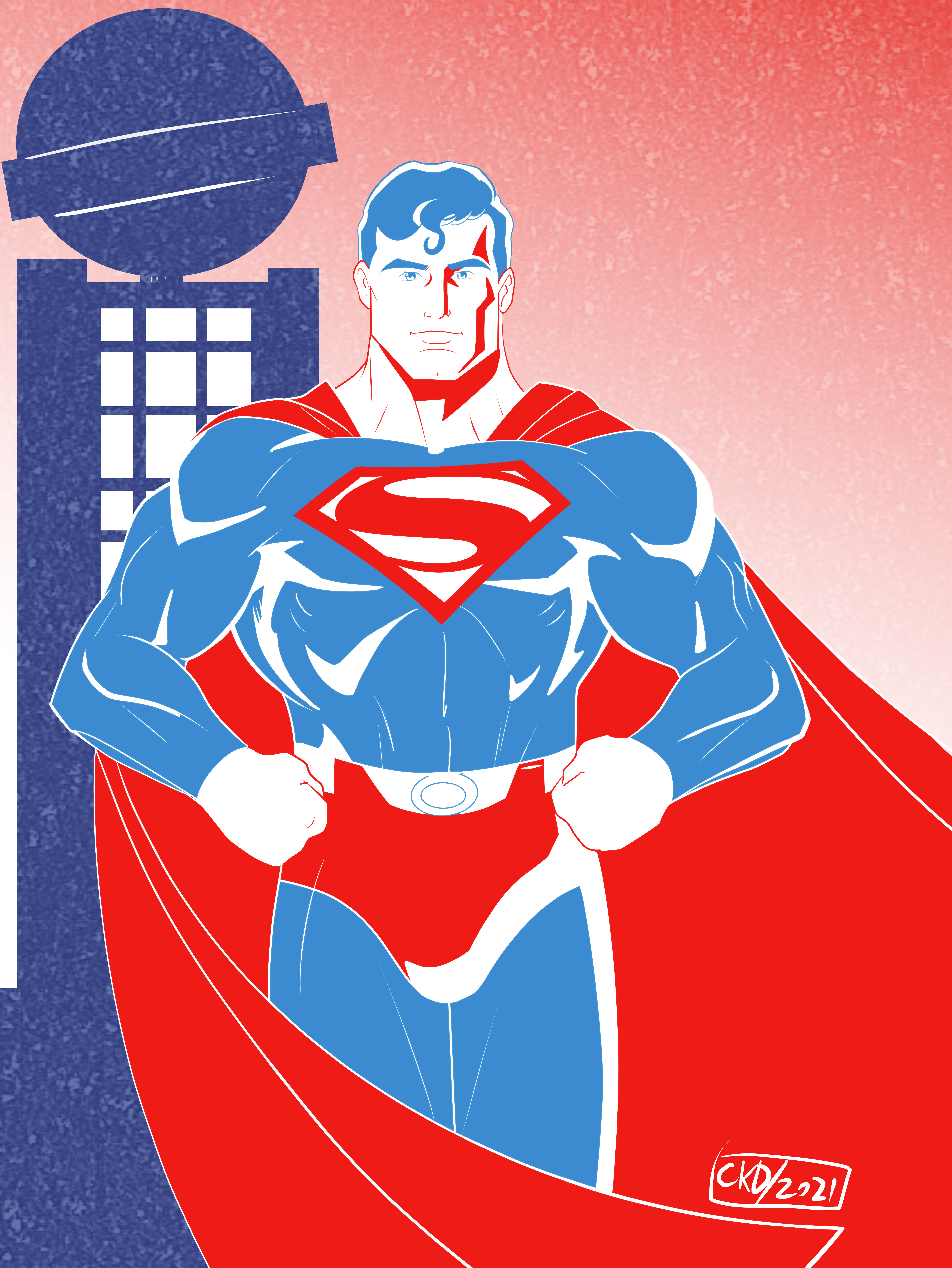 Superman Red and Blue