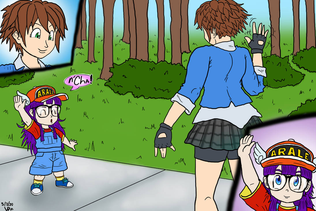 Arale meets Mirai~