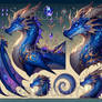 Stardust Dragon 69- Azure Filigree (OPEN)