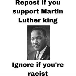 Support Martin Luther King