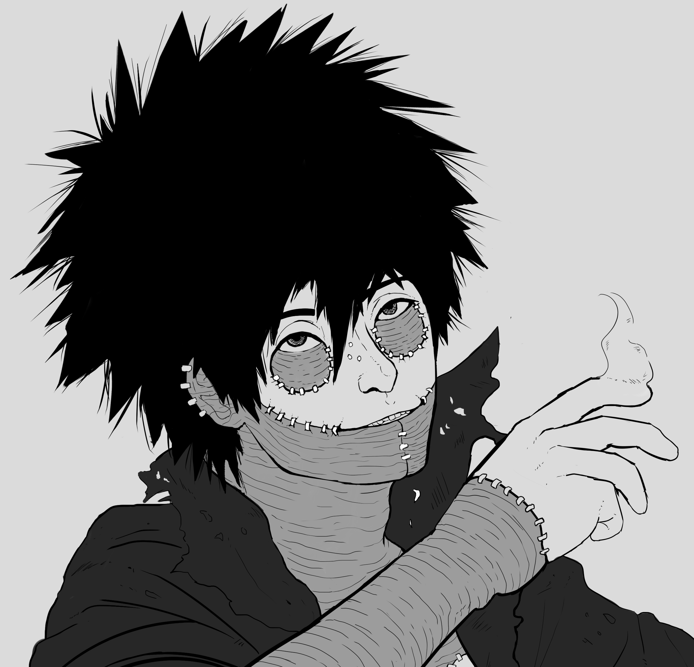 Sketches 21 - Dabi from My Hero Academia by James-26133 on.