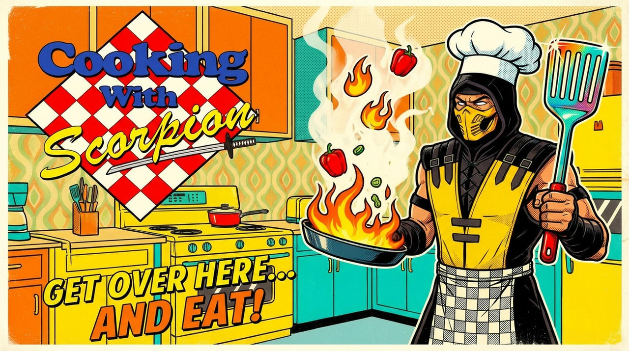 Cookerman Cooking with scorpion by The1andonlyDylan on DeviantArt