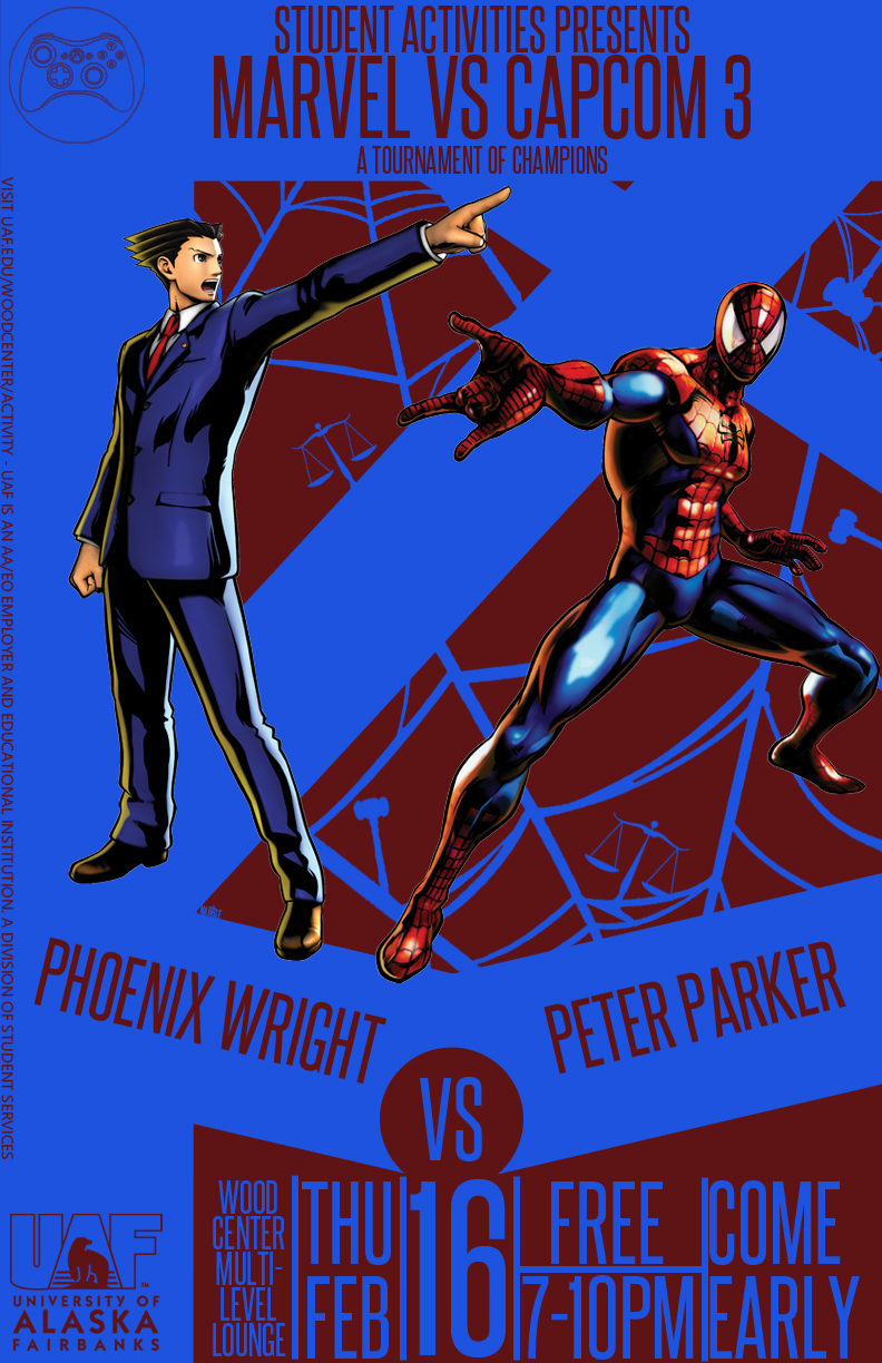 Marvel Vs Capcom 3 Postr Phoenix Wright Spider-Man by Mathematic-Hack on  DeviantArt