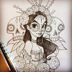 Day of the Dead Sketch