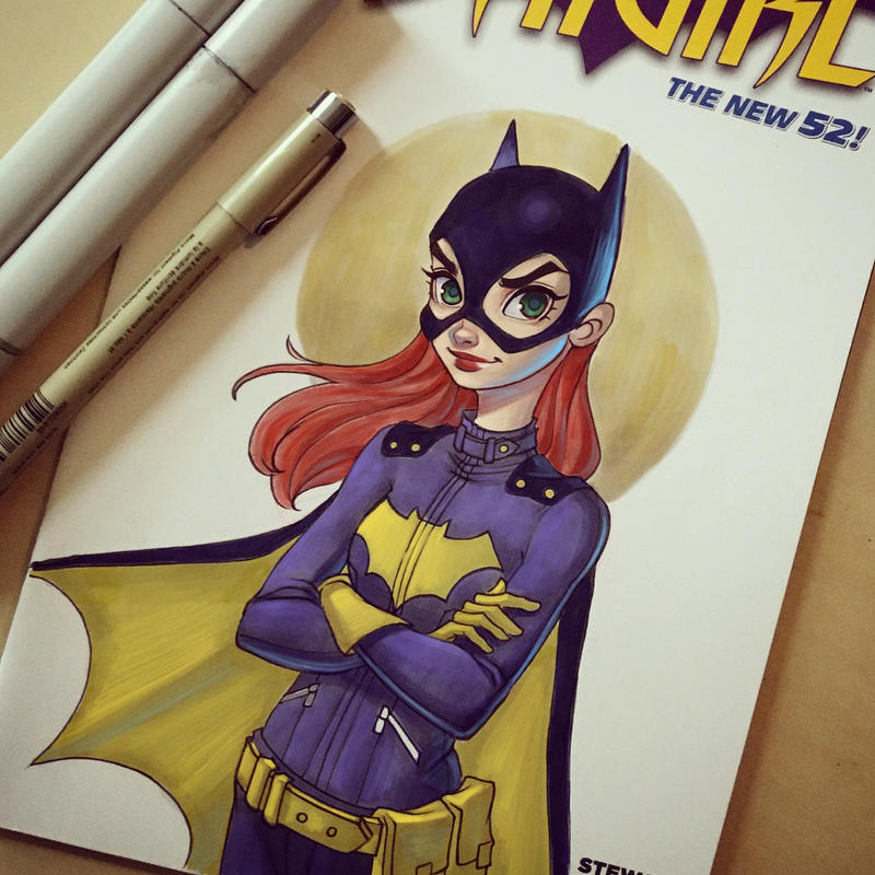 Batgirl Sketch Cover Commission