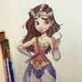 Wonder Woman Watercolor