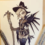 Witch Mercy Commission by ChrissieZullo