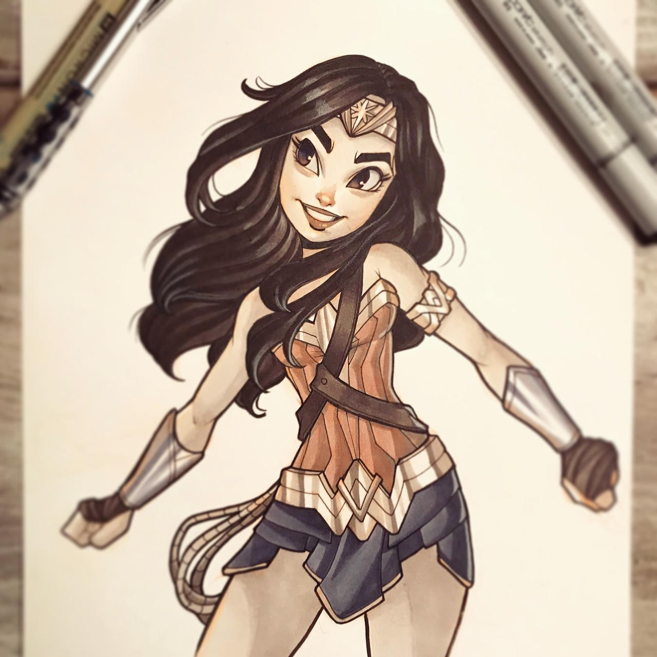 Spinning Wonder Woman