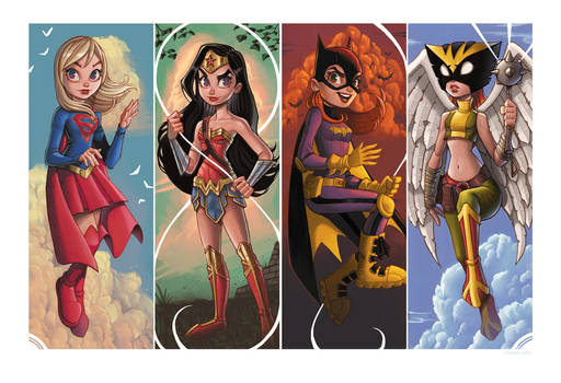 DC Girls Poster