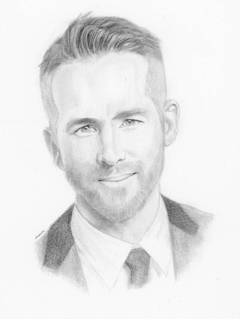 Ryan Reynolds by MaiaSketches on DeviantArt