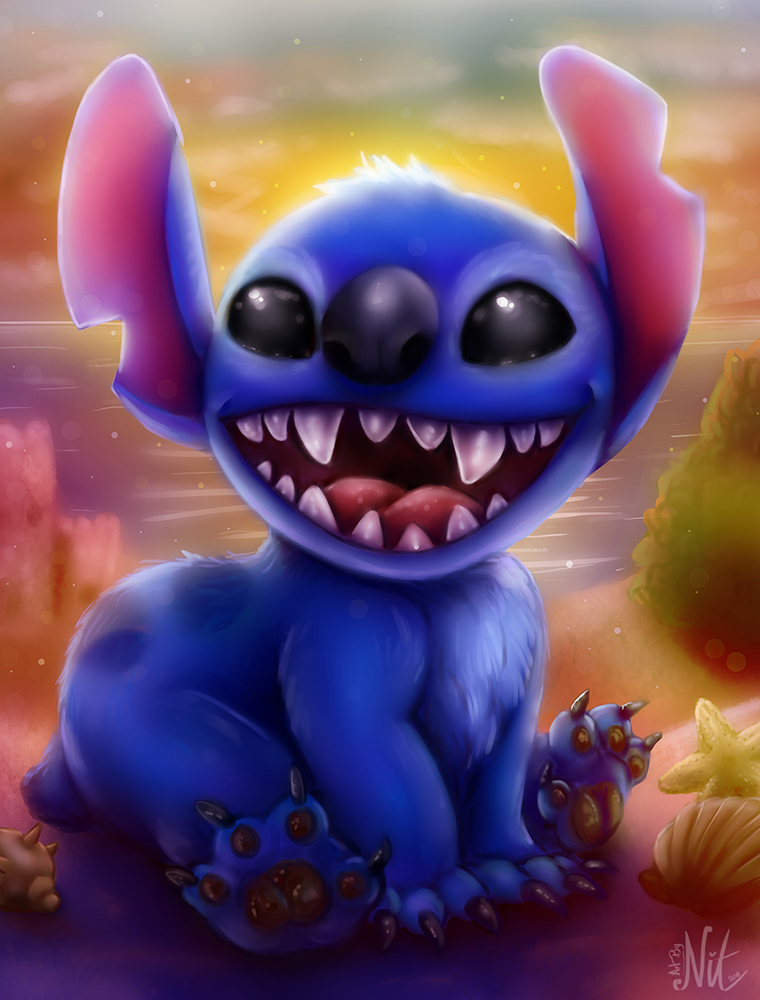 Deviantart Stitched Stitch by ArtByNit on DeviantArt