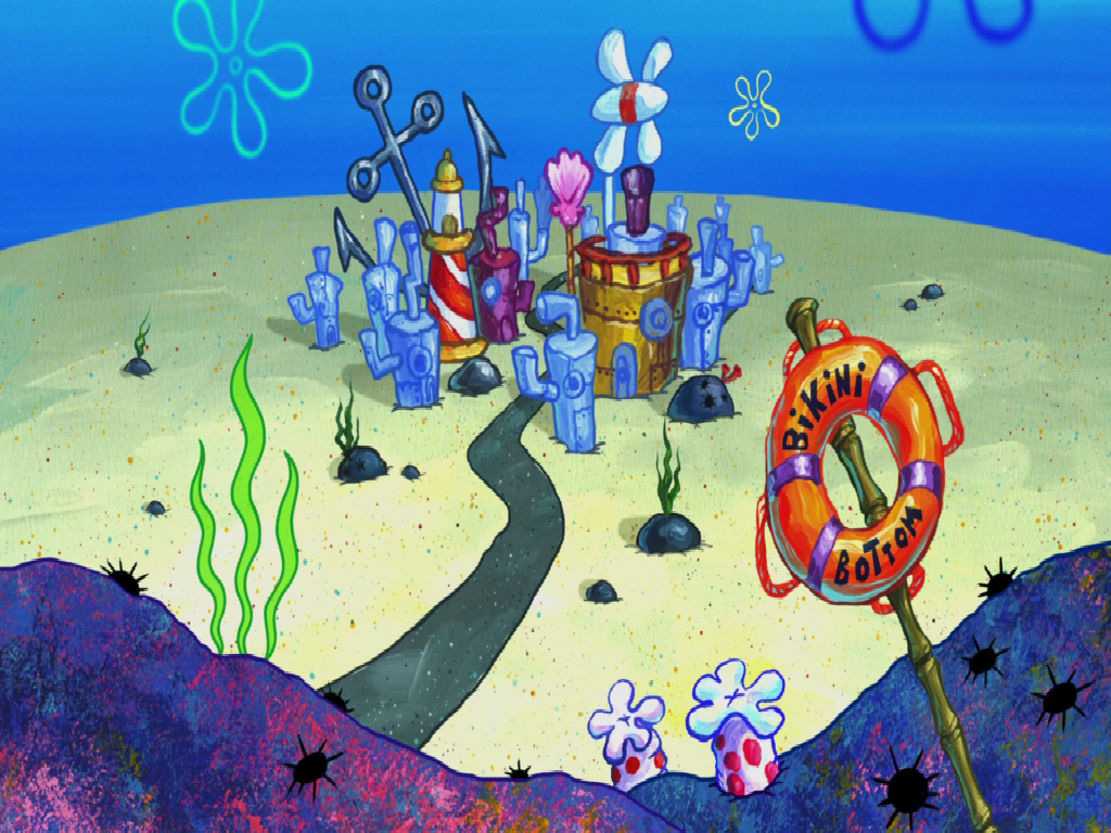 Spongebob The Bikini Bottom Background by wreny2001 on DeviantArt