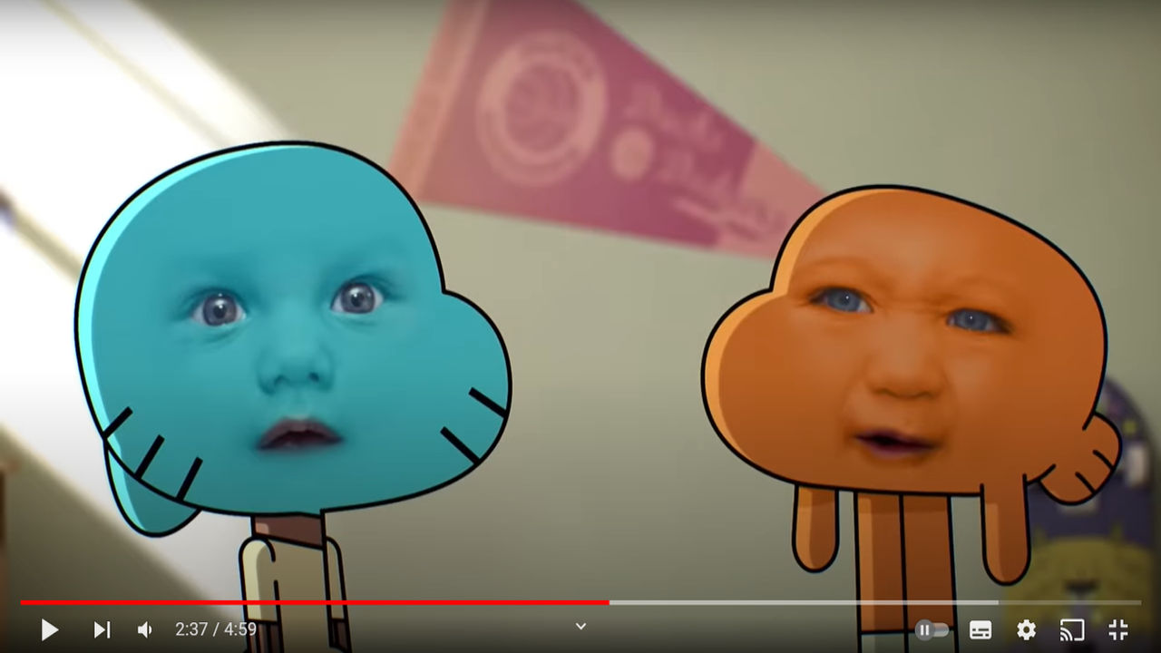 Gumball And Darwin's Baby Face by wreny2001 on DeviantArt