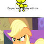 Applejack Say No To Sharon