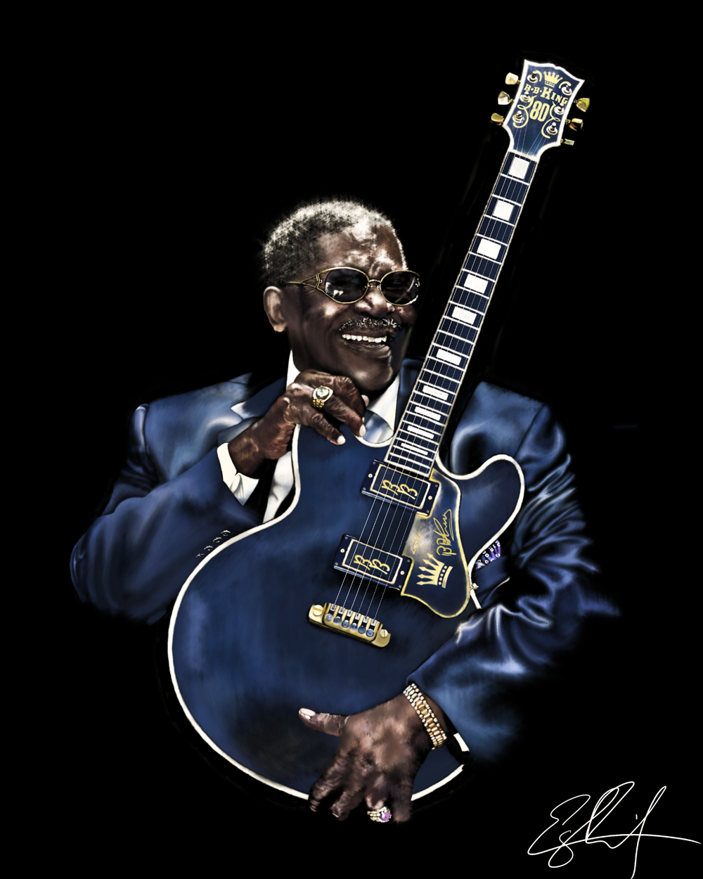 B. B. King by reidington on DeviantArt B. B. King by reidington on DeviantArt