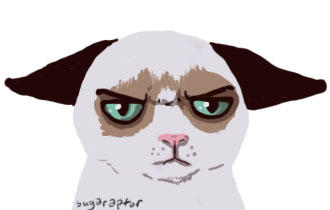 Grumpy Cat Rip Deviantart Grumpy cat by sugaraptor on DeviantArt