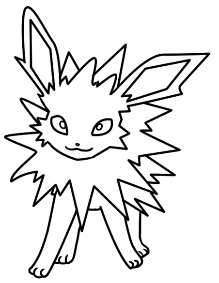 Download Jolteon coloring page by Bellatrixie-White on DeviantArt