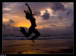 Sunset Jump by RoieG