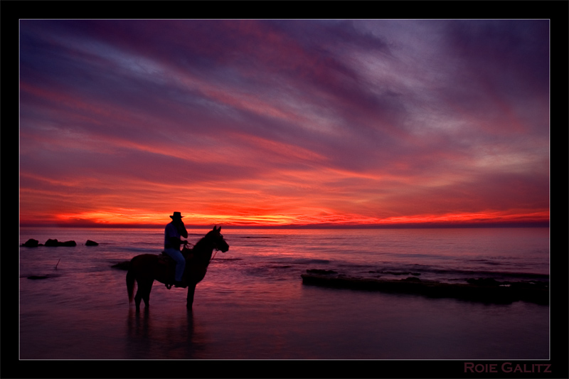 Sunset Horseman