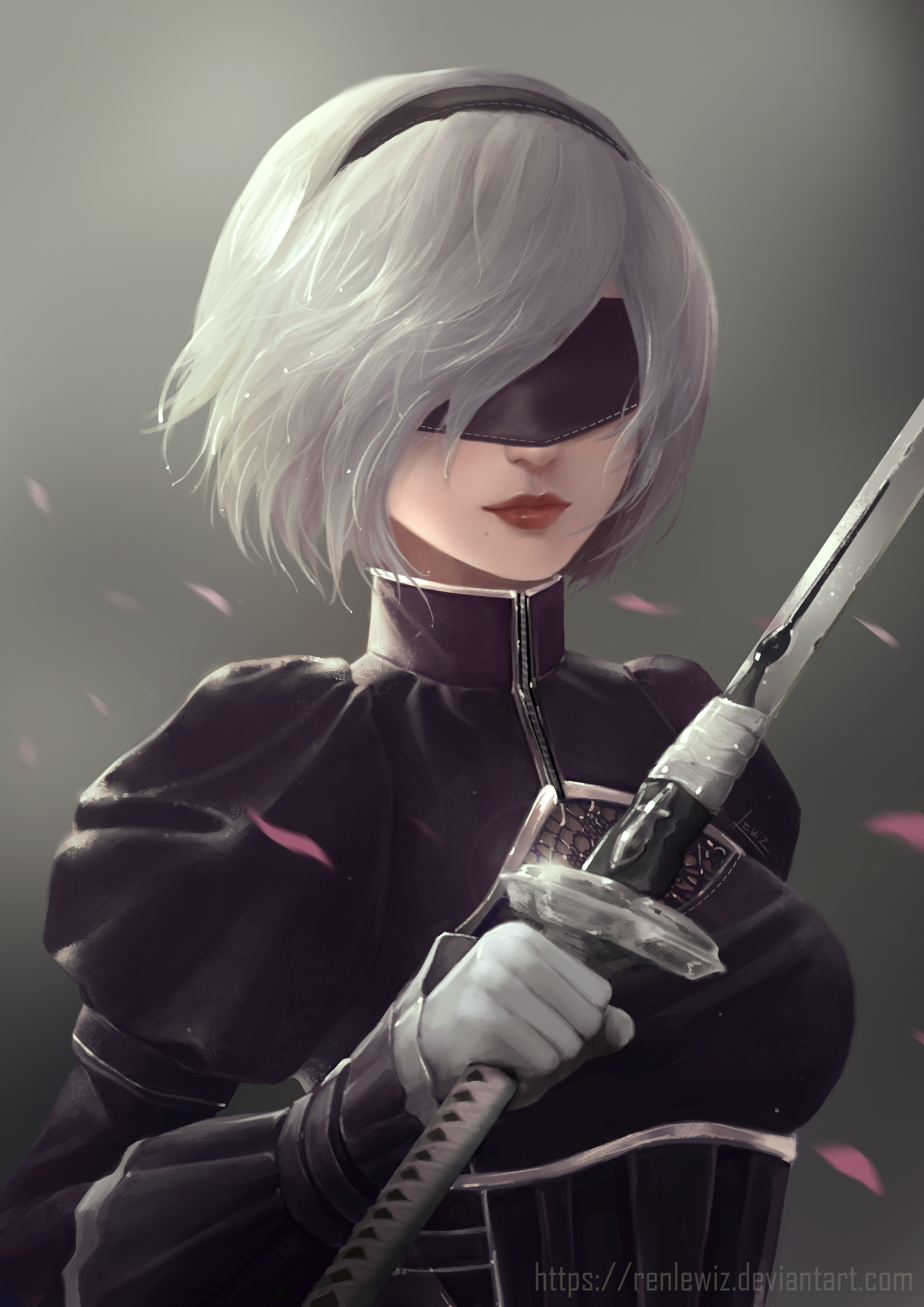 A2 in the past (From YorHa stage play 1.2)