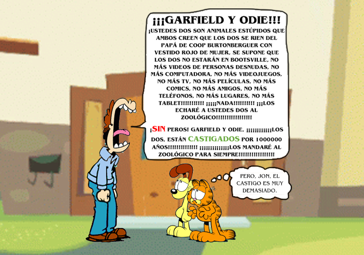 Garfield And Odie Gets Grounded For 1000000 YEARS by ...