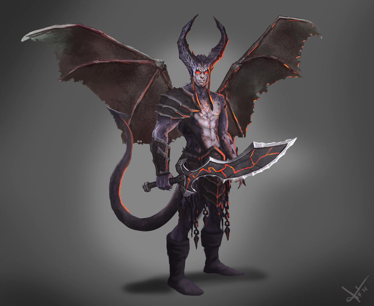 Bat Winged Demon by victter-le-fou on DeviantArt