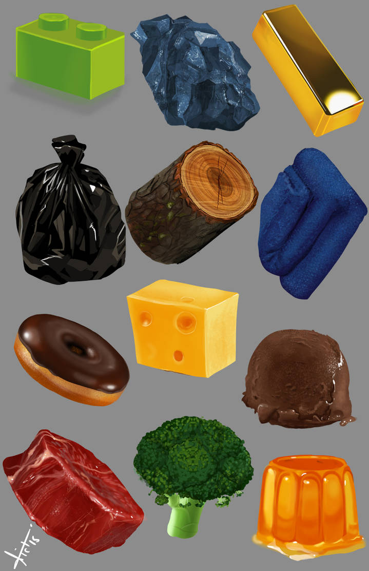 Different materials. Materials objects. Все материалы. Objects of different materials.