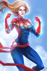 Captain Marvel Fan art