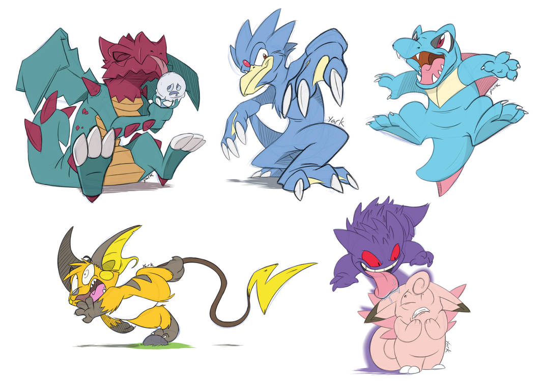 Pokemon Art Dump 3 by Yark-Wark on DeviantArt