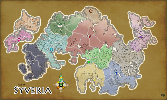 Map of Syveria