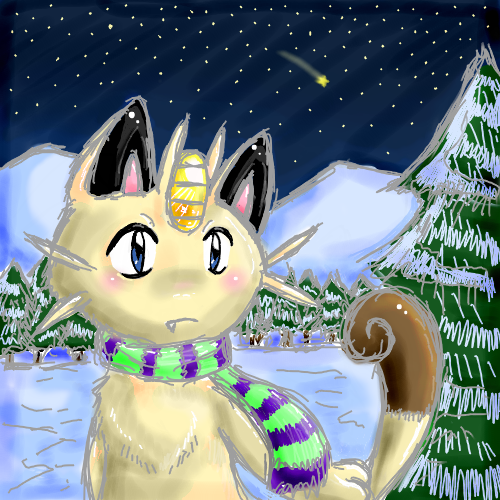 Winter Meowth -- RIP, Maddie