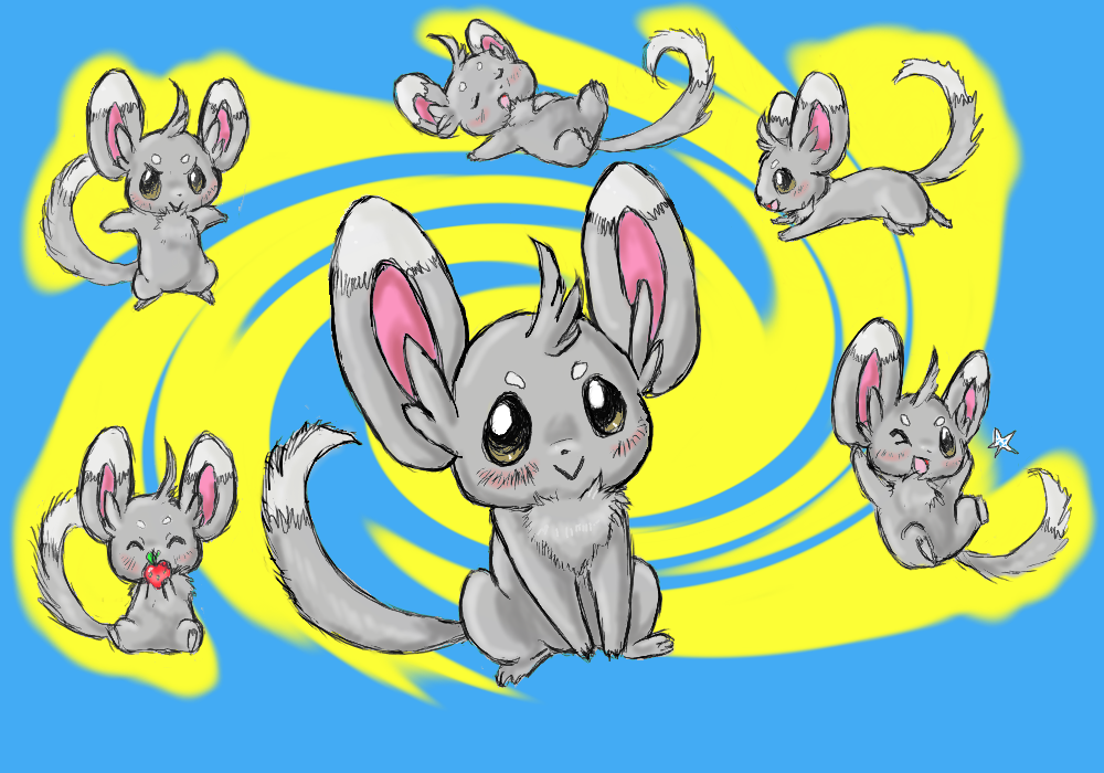 Minccino Doodles