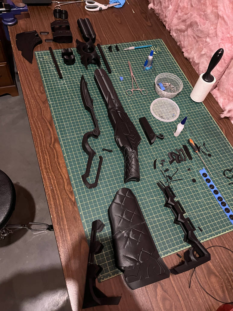 Homemade Cosplay Rifle Cosplay Prop Crafting Ashes Rifle 1 by MissDaisyXO on DeviantArt