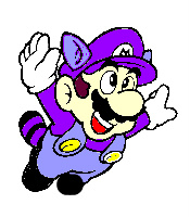 Mario Shows His Purple