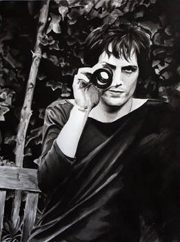 Syd Barrett with a lens