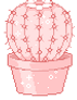 ftu | pink cactus pixel