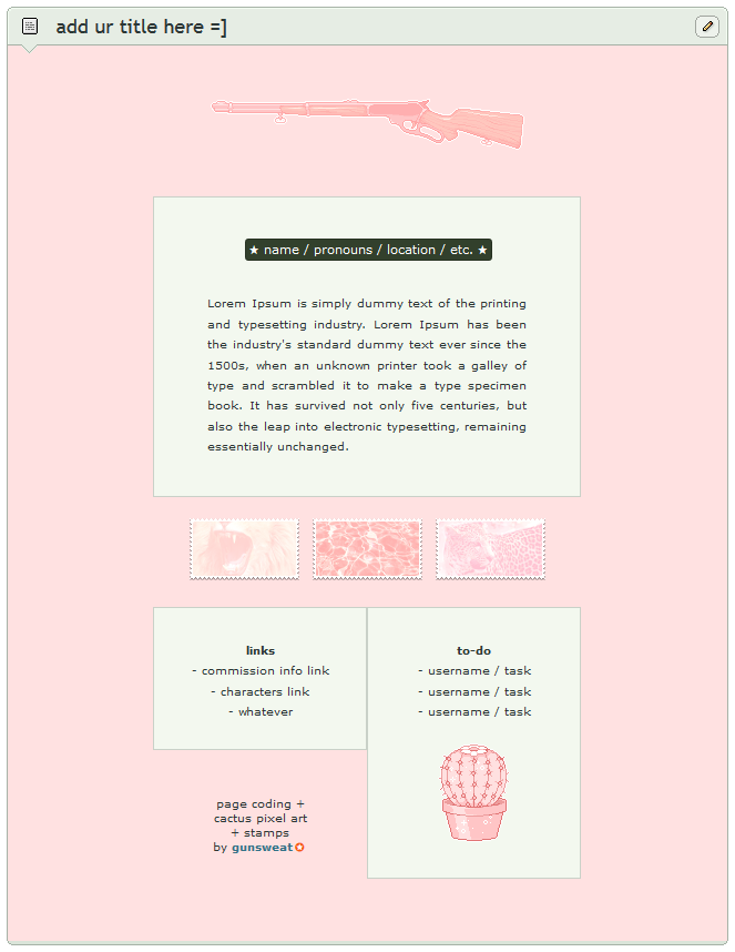 free | pastel pink aesthetic page code