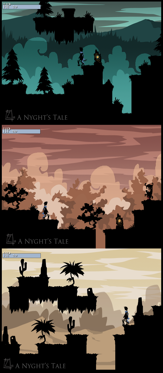 A Nyghts Tale promo screens