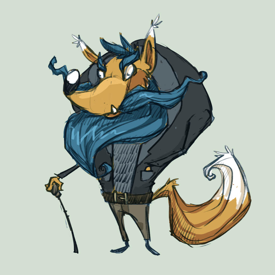 Bluebeard the Fox sketch