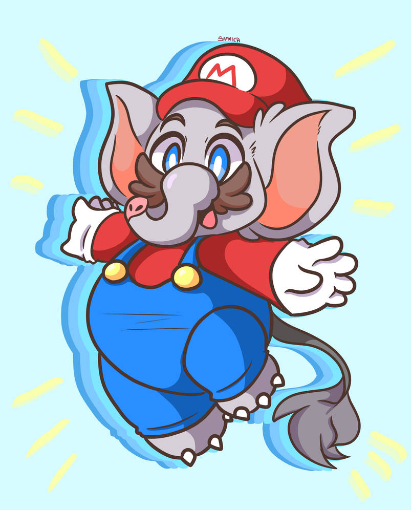 Elephant Mario By Smolsammich On Deviantart Elephant Mario By Smolsammich On Deviantart