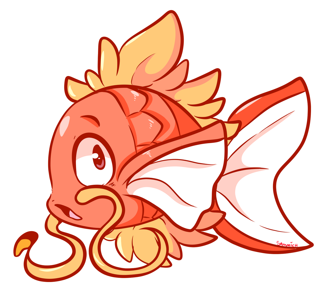 Simple Magikarp Magikarp by SmolSammich on DeviantArt