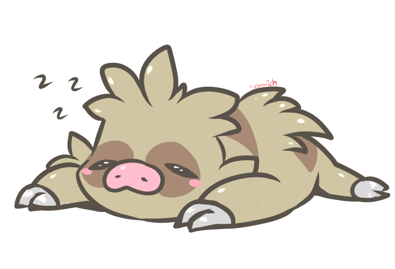 Slakoth by SmolSammich on DeviantArt