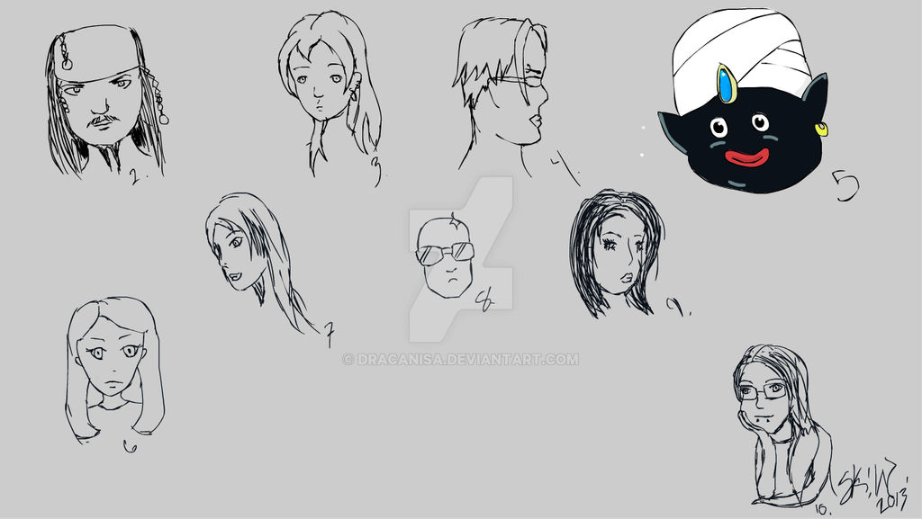 9 Ras Face 9 Faces by Dracanisa on DeviantArt