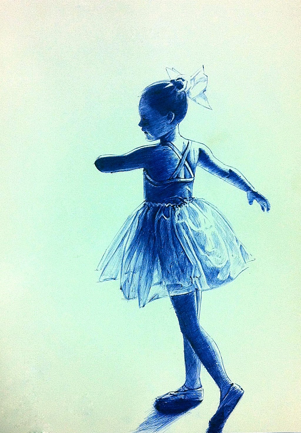 Li'l Dancer pen sketch