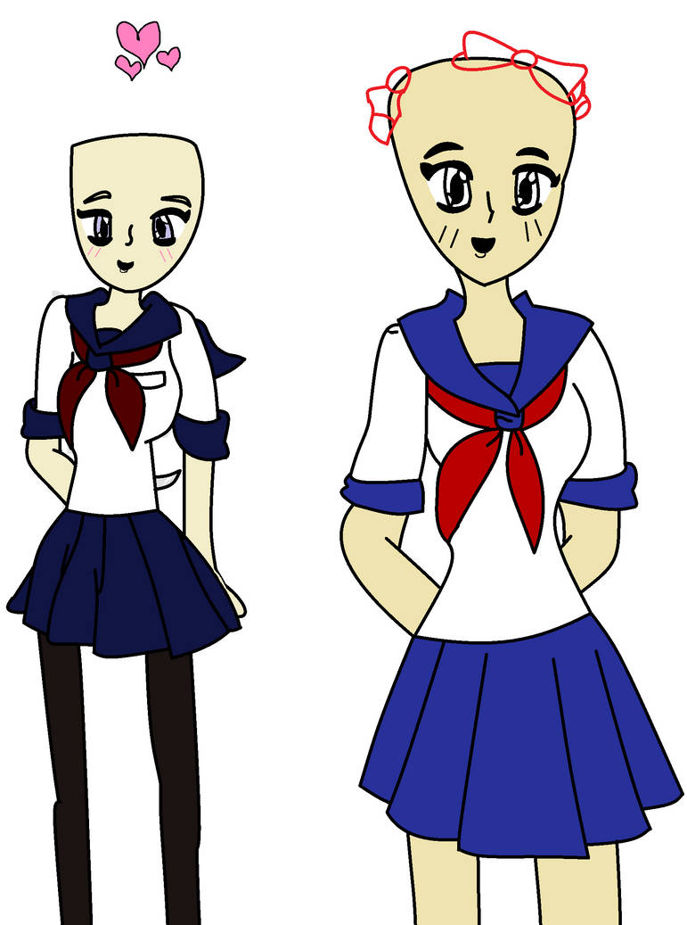 yandere simulator base!~ by TulipTyler on DeviantArt