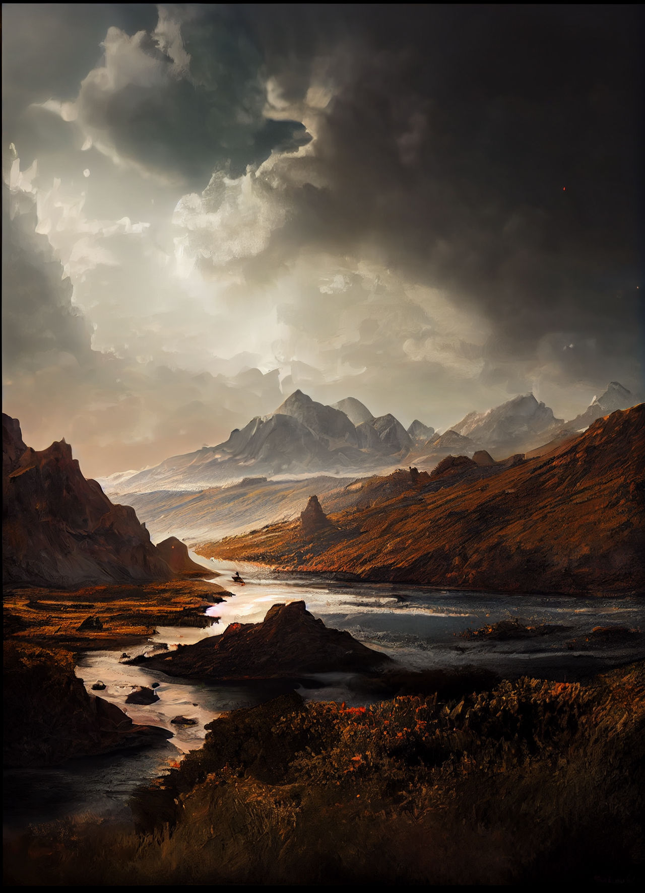 Red Landscape 1.0 by kei-zero on DeviantArt