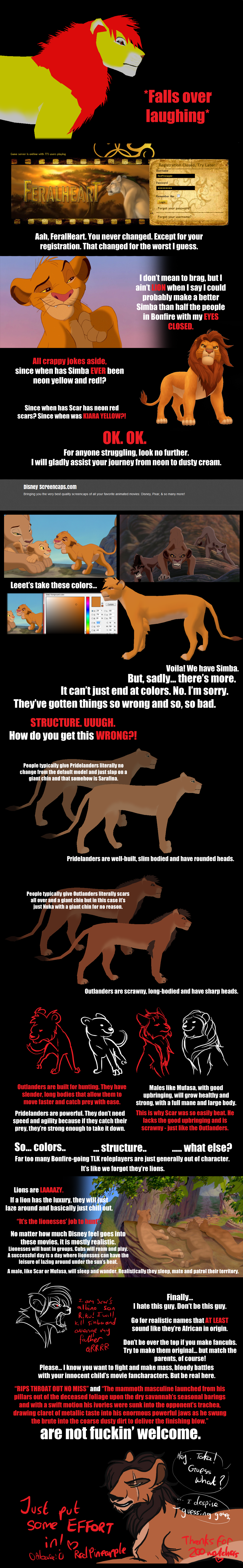 FeralHeart Guide :: THE LION KING