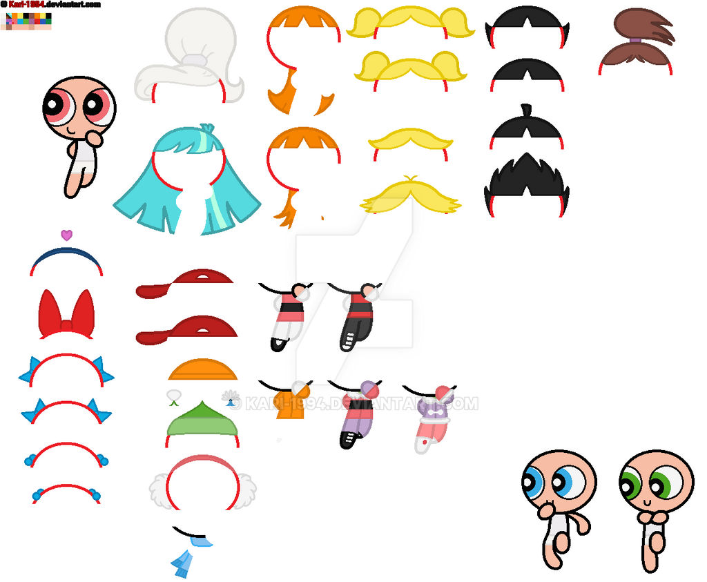 Powerpuff Body Base Powerpuff Girls Base 1 by Kari-1994 on DeviantArt