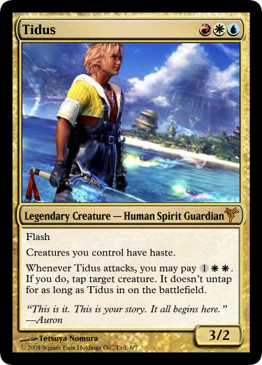 mtg tidus card Tidus Has The Best German Name In MTG's Final Fantasy Crossover