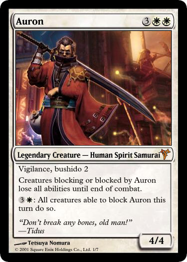 auron mtg card Auron, guardin venerado MTG - Magic: The GatheringFINAL FANTASY Commander #10 (Espaol)